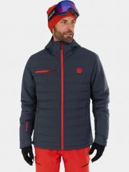 Kurtka Narciarska Męska Fundango Orion. Czerwone kurtki snowboardowe męskie Fundango, m, bez wzorów, z materiału, długie, bez kaptura, narciarskie. Za 799.90 zł.