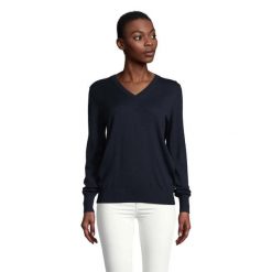 Sweter damski Sol's Sullivan. Czarne swetry damskie SOL'S, s, bez wzorów, z poliesteru, bez kołnierzyka, bez ramiączek, bez kaptura. Za 222.00 zł.