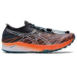Buty terenowe damskie Asics Fujispeed. Czarne obuwie sportowe damskie Asics, do biegania. Za 546.85 zł.