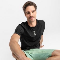 Koszulka rowerowa gravel męska Locust. Czarne buty sportowe męskie SIROKO, m, bez wzorów, bez kołnierzyka, bez ramiączek, rowerowe. Za 169.00 zł.