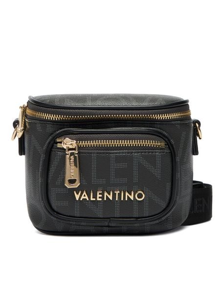 Valentino Saszetka nerka Regina Re VBS9IS55 Czarny. Czarne torebki do ręki damskie Valentino, bez wzorów, ze skóry, bez dodatków. Za 509.99 zł.