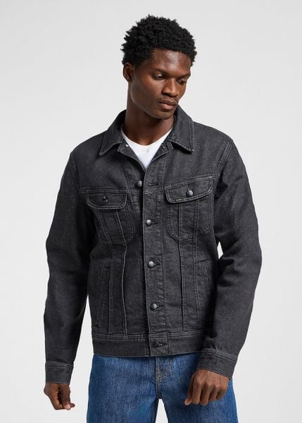 MESKA KURTKA LEE RIDER JACKET SMOKEY 112363865. Kurtki męskie Lee, m, bez wzorów, z jeansu, bez kaptura. Za 299.99 zł.