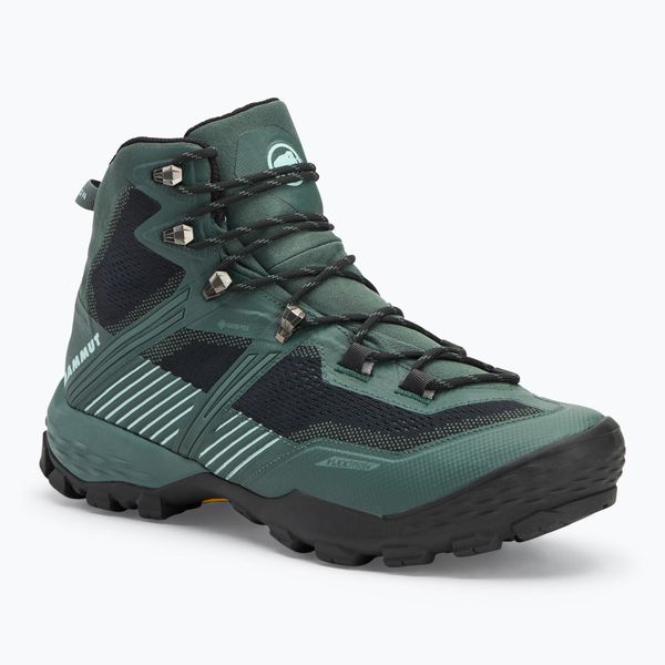 Buty trekkingowe męskie Mammut Ducan II High GTX deep. Zielone trekkingi męskie Mammut, przed kolano, trekkingowe, gore-tex. Za 719.56 zł.