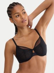 Triumph Biustonosz z fiszbiną Comfort Contour 10226401 Czarny. Czarne biustonosze Triumph, bez wzorów, z syntetyku. Za 179.99 zł.