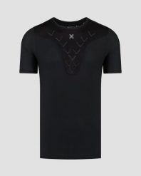 Koszulka biegowa męska X-Bionic Corefusion Run Shirt czarna. Czarne koszulki sportowe męskie X Bionic, m, bez wzorów, z dzianiny, bez kołnierzyka, bez ramiączek, do biegania. Za 469.99 zł.
