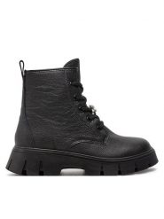 Primigi Kozaki 6876900 S Czarny. Czarne buty zimowe dziewczęce Primigi, bez wzorów, ze skóry, bez zapięcia. Za 399.99 zł.