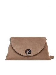 Coccinelle Torebka Toc Coccinellenikla Suede Bim E1 TOC 12 01 01 Beżowy. Brązowe listonoszki damskie Coccinelle, bez wzorów, ze skóry, bez dodatków. Za 1,049.00 zł.