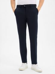 Finshley & Harding Spodnie - Dylan Slim Fit Mężczyźni niebieski jednolity, 33-32. Niebieskie spodnie materiałowe męskie Finshley & Harding, m, bez wzorów, z wiskozy, eleganckie. Za 349.95 zł.