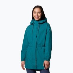 Kurtka hybrydowa damska Columbia Splash Side II. Niebieskie kurtki sportowe damskie Columbia, s, bez wzorów, bez kaptura, trekkingowe. Za 449.99 zł.
