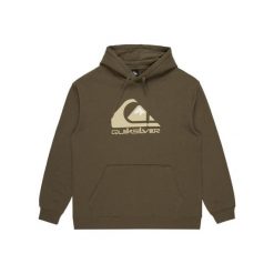 Bluza z kapturem dla Mężczyzn BIG LOGO Brązowy. Zielone bluzy męskie Quiksilver, m, bez wzorów, z bawełny, z kapturem. Za 289.00 zł.