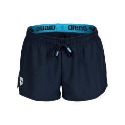 Spodenki damskie Arena Team Short Solid. Niebieskie szorty sportowe damskie Arena, m, bez wzorów, z materiału, klasyczne, na fitness i siłownię. Za 180.00 zł.