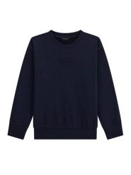Guess Bluza L5YQ22 KAV34 Granatowy Regular Fit. Niebieskie bluzy dla chłopców Guess, z aplikacjami, z bawełny, bez ramiączek, bez kaptura. Za 194.99 zł.