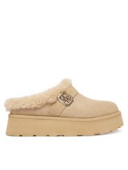 Guess Śniegowce FLFDOC ESU06 Beżowy. Brązowe śniegowce i trapery damskie Guess, z materiału. Za 459.99 zł.