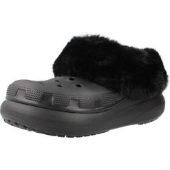 Klapki Crocs Model Furever Crush U Kolor Czarny. Czarne klapki damskie Crocs, bez wzorów, z syntetyku, bez obcasa. Za 340.95 zł.