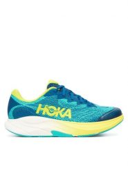 Hoka Buty do biegania Rincon 4 1168874 Niebieski. Niebieskie buty sportowe chłopięce HOKA, bez wzorów, z materiału, bez zapięcia, do biegania. Za 419.99 zł.