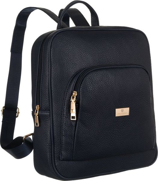 Plecak turystyczny Peterson Pojemny plecak damski ze skóry ekologicznej - Peterson NoSize. Plecaki damskie Peterson, bez wzorów, ze skóry ekologicznej. Za 251.74 zł.