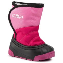 Śniegowce CMP. Czerwone buty zimowe dziewczęce CMP, bez zapięcia. Za 179.99 zł.