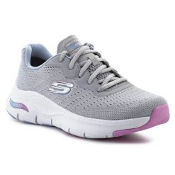 Buty Skechers Arch Fit - Infinity Cool W 149722-GYMT szare. Szare obuwie sportowe damskie bez wzorów, na fitness i siłownię. Za 613.11 zł.