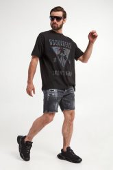 T-shirt męski DSQUARED2. T-shirty męskie Dsquared2, m, bez wzorów, bez kołnierzyka. W wyprzedaży za 1,123.85 zł.