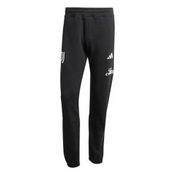 Spodnie treningowe Juventus Turyn US 2025/26. Czarne spodnie sportowe męskie Adidas, l, bez wzorów, do piłki nożnej. Za 333.60 zł.