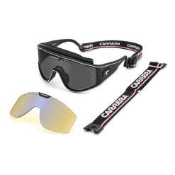Okulary przeciwsłoneczne CARRERA CA TRANSFORMA 003 dla mężczyzn, rozmiar 99 mm. Czarne okulary przeciwsłoneczne męskie Carrera. Za 1,112.15 zł.