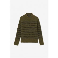 Damski sweter z długim rękawem Le Temps des cerises August. Brązowe swetry damskie Le Temps Des Cerises, na zimę, bez wzorów, bez kołnierzyka, bez ramiączek, długie, bez kaptura. Za 383.00 zł.