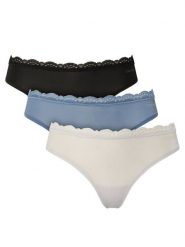 Calvin Klein Underwear Komplet stringów LV00QD5300 Kolorowy. Stringi damskie Calvin Klein Underwear, xs, bez wzorów, z syntetyku. Za 189.99 zł.