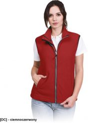Reis VHONEY-L bezrękawnik damski polarowy, kołnierz ze stójką - ciemnoczerwony L. Czerwone kurtki damskie Reis, l, bez wzorów, z polaru, bez kaptura. Za 63.94 zł.