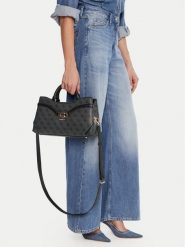 Guess Torebka Dea HWSG79 93060 Szary. Szare torebki do ręki damskie Guess, z aplikacjami, ze skóry, bez dodatków. Za 359.99 zł.