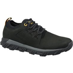 Buty do chodzenia męskie, Caterpillar Electroplate Leather. Czarne buty sportowe męskie Caterpillar, bez zapięcia, trekkingowe. Za 499.99 zł.