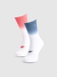 4F Skarpety casual za kostkę (2-pack) uniseks - multikolor 39-42. Skarpety męskie 4f, bez wzorów. Za 59.99 zł.