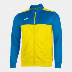 Kurtka z dresu Joma Winner. Niebieskie kurtki sportowe męskie Joma, m, bez wzorów, z dresówki. Za 262.00 zł.
