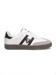 Leone Heritage damskie trampki. Białe trampki i tenisówki damskie LEONE 1947 APPAREL, bez wzorów, z materiału, retro, bez zapięcia. Za 126.26 zł.
