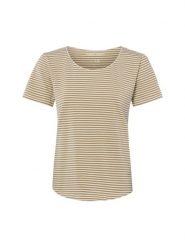 Franco Callegari Koszulka Kobiety Bawełna beżowy|zielony|wielokolorowy, XL. Brązowe t-shirty damskie Franco Callegari, xl, bez wzorów, z bawełny, bez kołnierzyka. Za 59.95 zł.