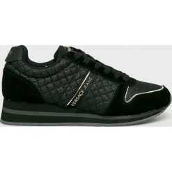 Versace Jeans - Buty. Czarne obuwie sportowe damskie Versace Jeans, z jeansu. W wyprzedaży za 405.93 zł.