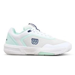 Damskie buty do tenisa Wilson Court Glide. Białe obuwie sportowe damskie Wilson, bez wzorów, z gumy, na fitness i siłownię. Za 337.90 zł.