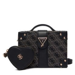 Torebka Guess. Szare torebki do ręki damskie Guess, z aplikacjami, klasyczne, bez dodatków. Za 349.99 zł.