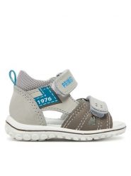 Primigi Sandały 7865022 Szary. Szare sandały chłopięce Primigi, z nubiku, bez zapięcia. Za 129.99 zł.