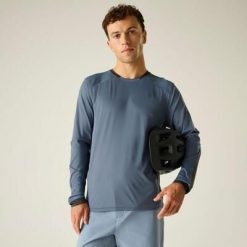 Dżersej z długim rękawem Dare 2B Trackstand Ace. Niebieskie bluzy męskie Dare 2b, z dżerseju, bez zapięcia, rowerowe. Za 249.99 zł.