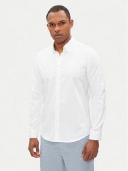 Pepe Jeans Koszula Phil PM308274 Biały Regular Fit. Białe koszule męskie Pepe Jeans, m, bez wzorów, z bawełny, bez kołnierzyka, bez ramiączek. Za 239.99 zł.