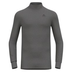 Koszulka termoaktywna z długim rękawem i półgolfem męska ODLO BL TOP turtle. Szare bielizna termoaktywna męska Odlo, m. Za 299.99 zł.