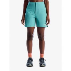 Spodenki turystyczne damskie Berghaus Kinnivie Trail Short Af. Niebieskie szorty sportowe damskie Berghaus, bez wzorów, sportowe, trekkingowe. Za 379.49 zł.