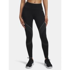 Legginsy Under Armour HeatGear. Czarne legginsy damskie Under Armour, bez wzorów. Za 210.45 zł.