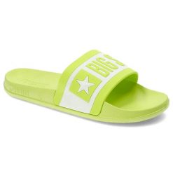 Zielone Klapki Big Star Wodoodporne Buty Damskie. Zielone klapki damskie Big Star, bez wzorów, retro, bez obcasa. Za 59.00 zł.