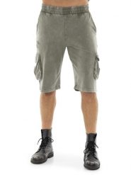 Szorty z bawełna z sznurek regulacyjny na co dzień. Zielone krótkie spodenki sportowe męskie LEONE 1947 APPAREL, xl, bez wzorów, z bawełny, na fitness i siłownię. Za 273.65 zł.