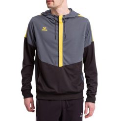 Bluza Erima Squad. Czarne bluzy sportowe męskie Erima, m, bez wzorów, z kapturem, na fitness i siłownię. Za 179.75 zł.