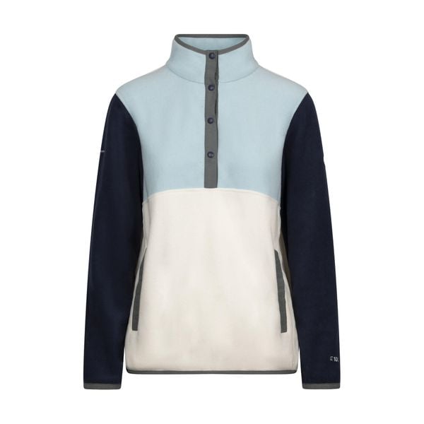 Bluza Polarowa Damska Garzoni AT100. Niebieskie bluzy damskie Trespass, bez wzorów, z polaru, bez kaptura. Za 126.99 zł.