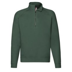 Bluza Męska Premium Z Zamkiem Błyskawicznym. Zielone bluzy męskie Fruit of the Loom, l, bez wzorów, bez kaptura. Za 113.99 zł.