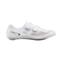 Buty Shimano RC703. Białe buty sportowe męskie Shimano, ze skóry, bez zapięcia, rowerowe. Za 970.15 zł.