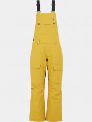 Spodnie Narciarskie Damskie Fundango Sakura Eco Bib. Żółte spodnie materiałowe damskie Fundango, m, bez wzorów, z materiału, narciarskie. Za 499.00 zł.